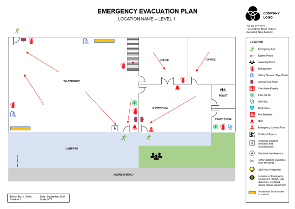 Emergency Planning: Download our Site Schematic Template